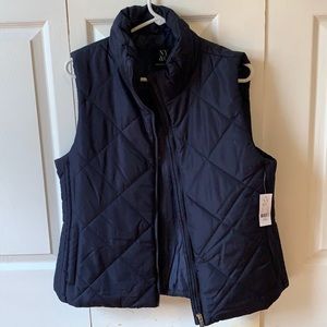 Navy vest from New York and Company. Large. New.
